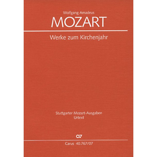 Mozart: Werke zum Kirchenjahr