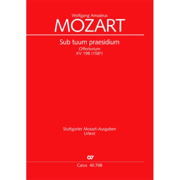Sub tuum praesidium : Offertorium