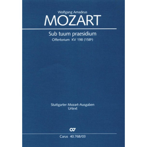 Sub tuum praesidium : Offertorium