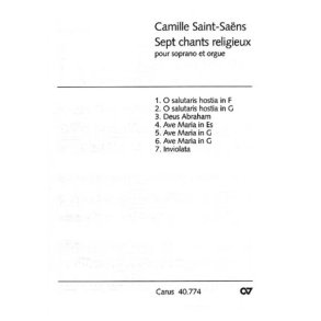 Sieben geistliche Stücke für Sopran und Orgel