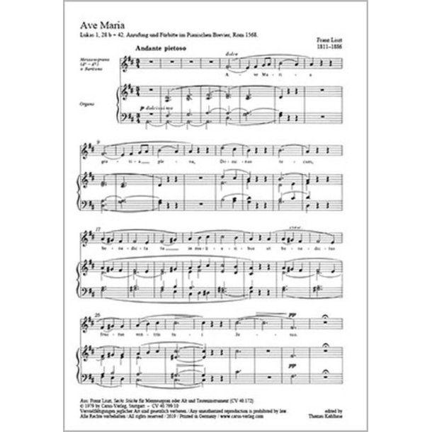 Bruckner- Liszt: Ave Maria