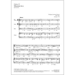 Miserere in a : a-Moll