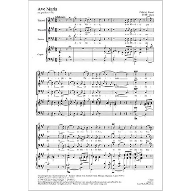 Ave Maria in A : A-Dur