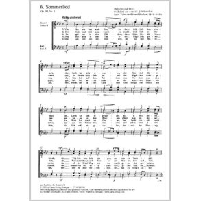 Sommerlied : As-Dur