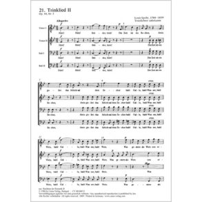 Trinklied [II] : B-Dur