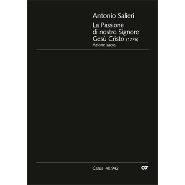 La Passione di Ges&ugrave; Cristo : B-Dur