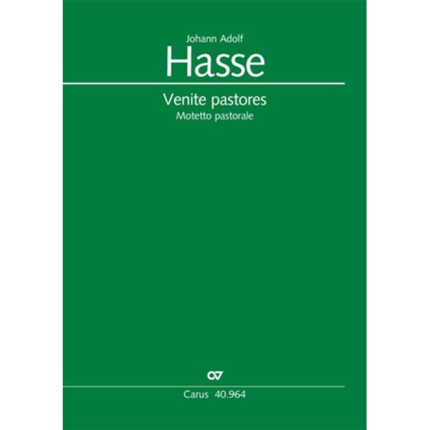 Venite pastores : Motetto pastorale