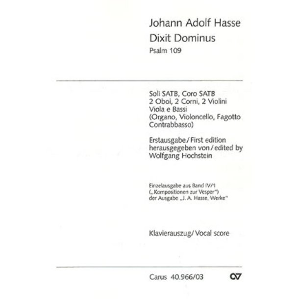 Dixit Dominus : C-Dur