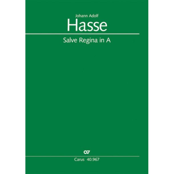 Salve Regina in A : A-Dur