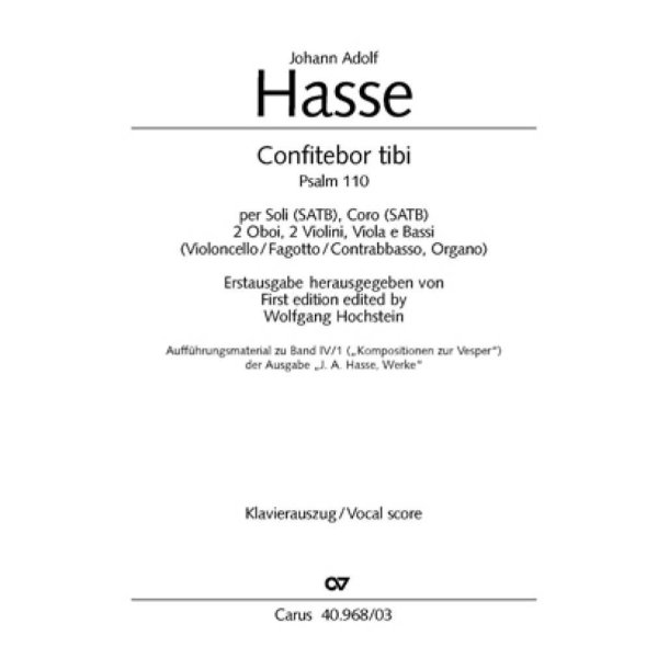 Confitebor tibi : Vesperpsalm