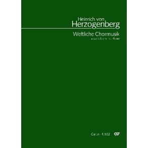 Weltliche Chormusik a cappella und mit Klavier