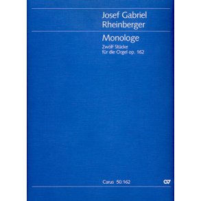 Monologe : Zwölf Stücke für die Orgel
