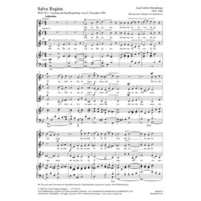 Salve Regina : B-Dur