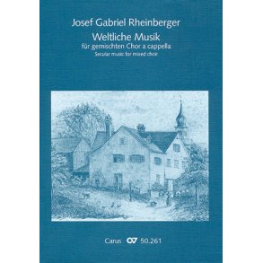 Weltliche Musik für gemischten Chor a cappella