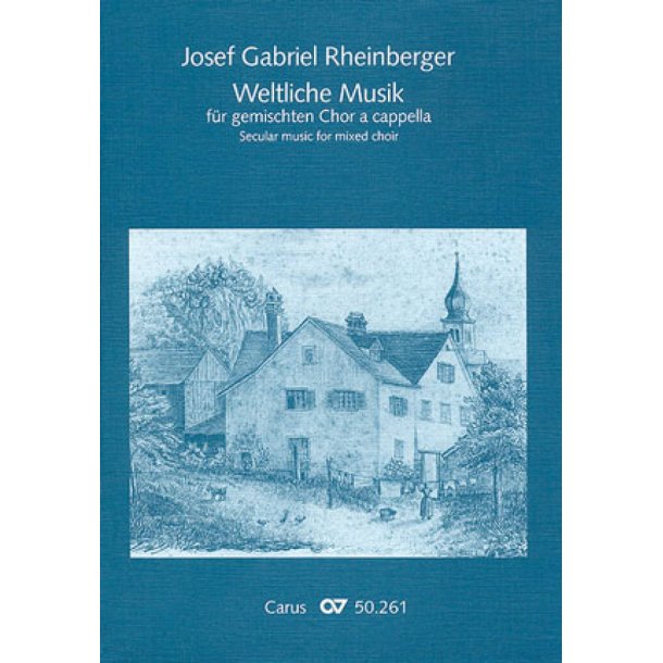 Weltliche Musik f&uuml;r gemischten Chor a cappella