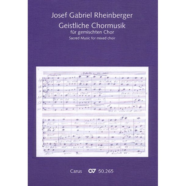 Geistliche Chormusik f&uuml;r gemischten Chor