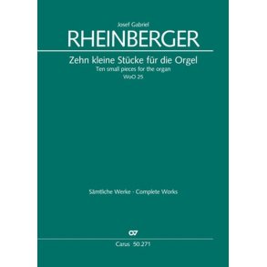 Ten small pieces for the organ : WoO 25