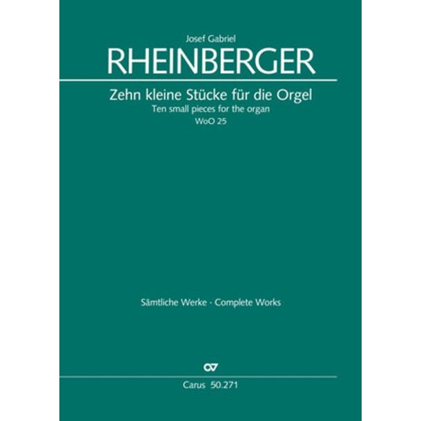 Ten small pieces for the organ : WoO 25