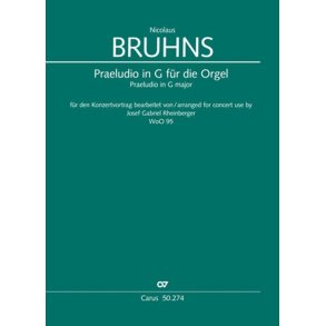 Praeludio in G major for organ : G major - WoO 95