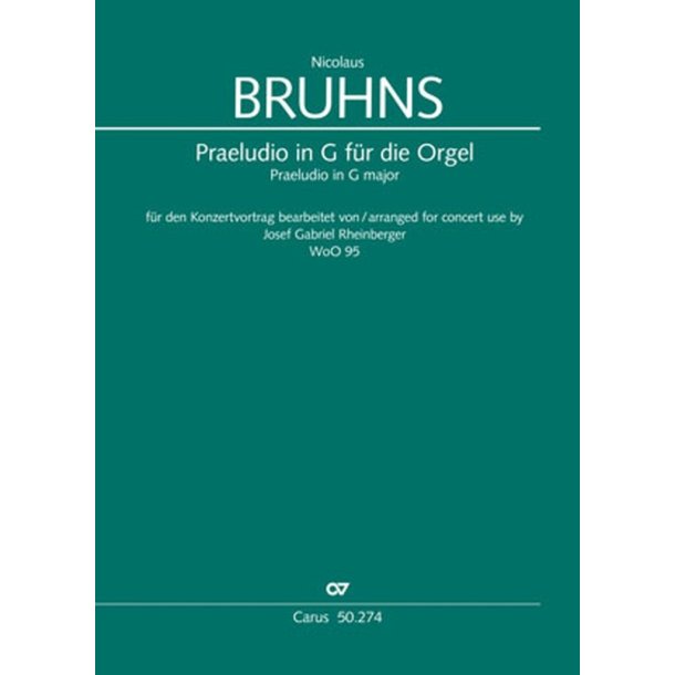 Praeludio in G major for organ : G major - WoO 95