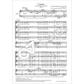 Cantate - D minor / D major : Lobt den Namen des Herrn (JWV 4)