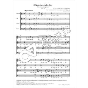 Offertorium in E flat major JWV 74 - E flat major : Universi qui te expectant (JWV 74)
