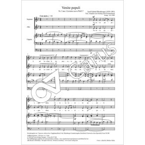 Venite populi E flat major - WoO 7,3 : from: Carmina Sacra
