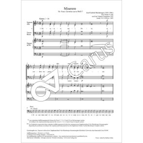 Miserere - WoO 7,4 : from: Carmina Sacra