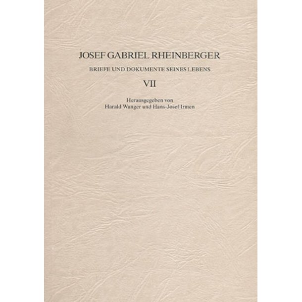 Briefe und Dokumente seines Lebens VII : 26.1.1893 - 11.12.1901