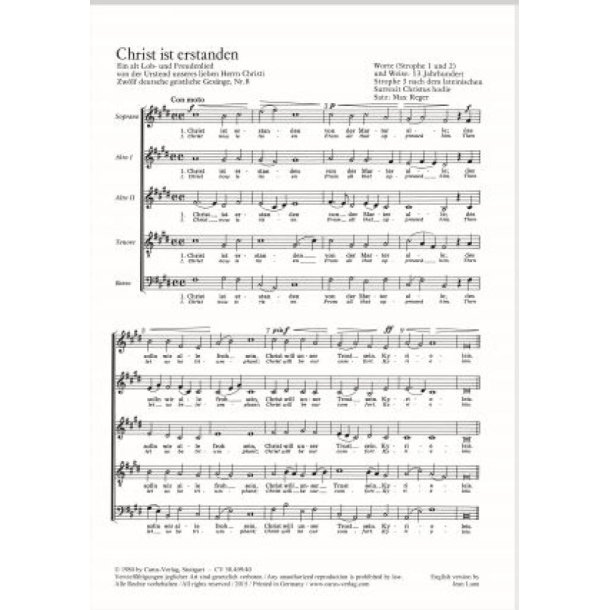 Christ ist erstanden - Sch&ouml;nster Herr Jesu : Ich wollt, da&szlig; ich daheime w&auml;re - Mitten im Leben