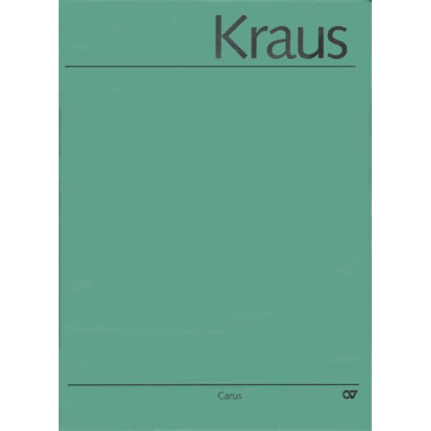 Kraus: Kammermusik I. Musikalische Werke, Bd. VI/1