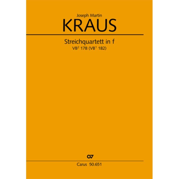 Streichquartett in f : f-Moll