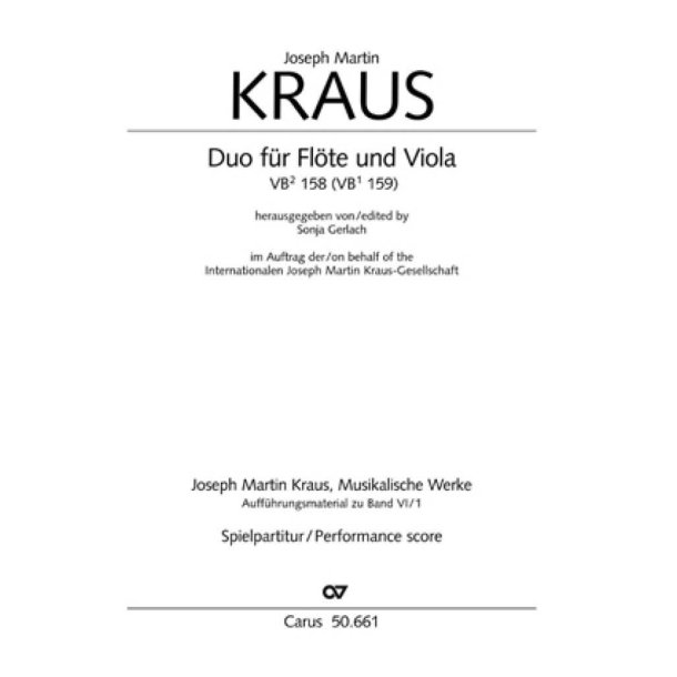 Duo f&uuml;r Fl&ouml;te und Viola