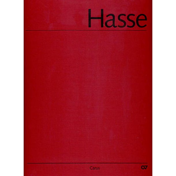 Litaneien und Tantum ergo. Hasse-Werkausgabe IV/2