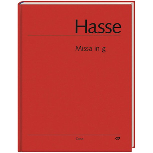 Missa in g. Hasse-Werkausgabe IV/3