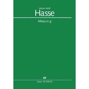 Missa in g. Hasse-Werkausgabe IV/3