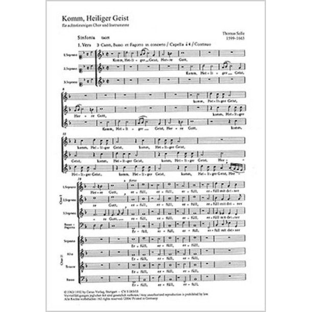 Komm, Heiliger Geist : F-Dur