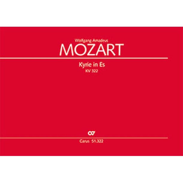 Kyrie in Es : Fragment, erg&auml;nzt von Maximilian Stadler