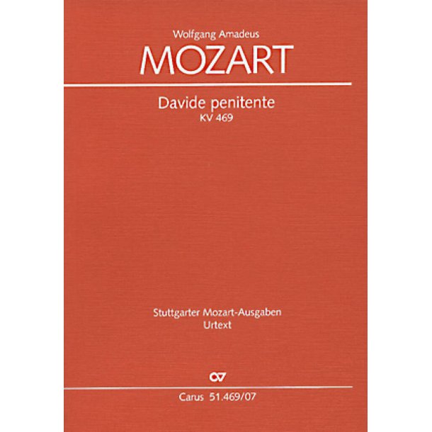 Davide penitente : Kantate