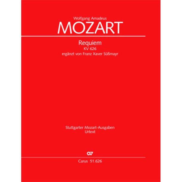 Requiem KV 626 : S&uuml;ssmayr-Version