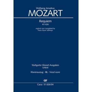 Requiem KV 626 : Klavierauszug XL im lesefreundlichen Großdruck