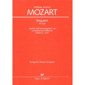 Requiem : ergänzt von Robert D. Levin