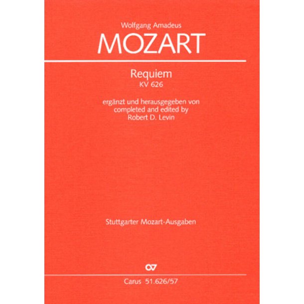 Requiem : erg&auml;nzt von Robert D. Levin