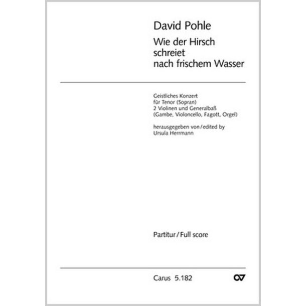 Wie der Hirsch schreiet nach frischem Wasser