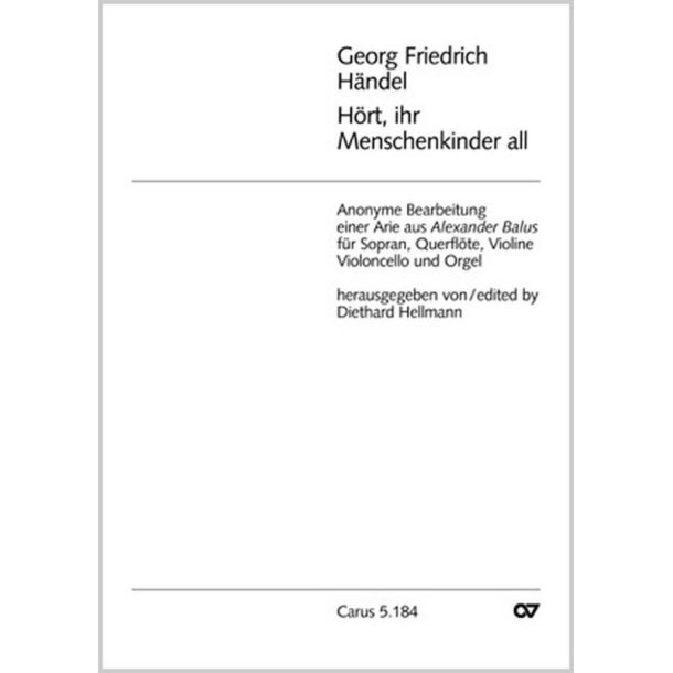 H&ouml;rt ihr Menschenkinder all