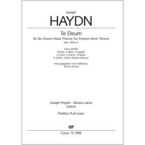 Te Deum : für Kaiserin Marie Therese
