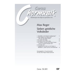 Reger: Sieben geistliche Volkslieder