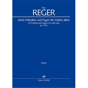 Six Preludes and Fugues for violin solo : op. 131a