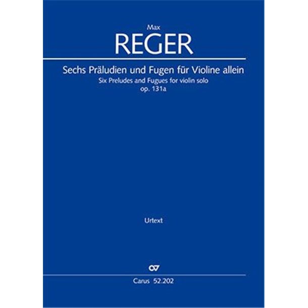 Six Preludes and Fugues for violin solo : op. 131a