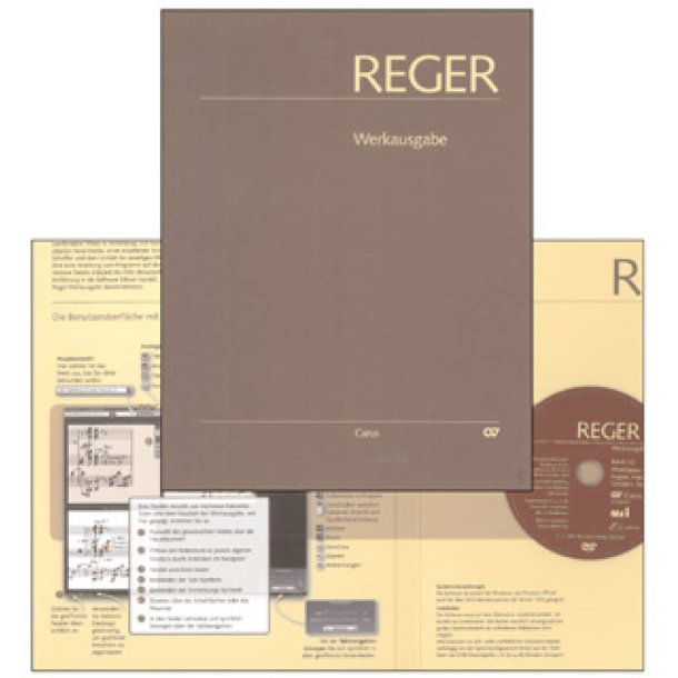 Reger-Werkausgabe, Bd. I/2 : Phantasien und Fugen, Variationen, Sonaten, Suiten I f&uuml;r Orgel